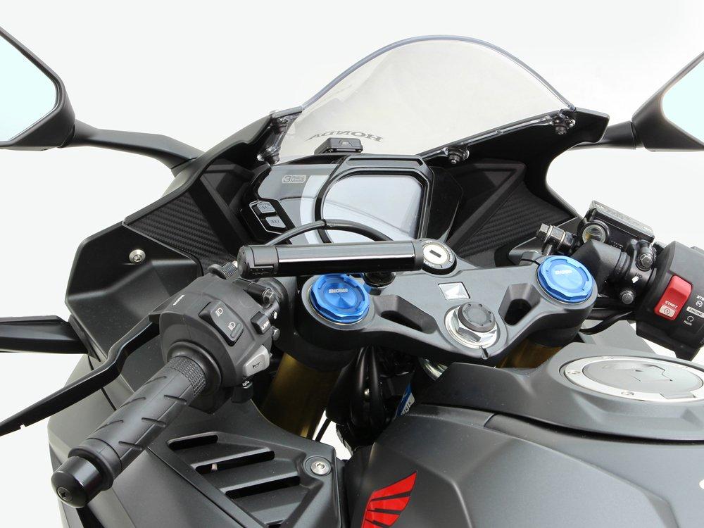 Ураган CBR250RR (MC51) Зажимная планка HU1026B, Черная, Питание от USB