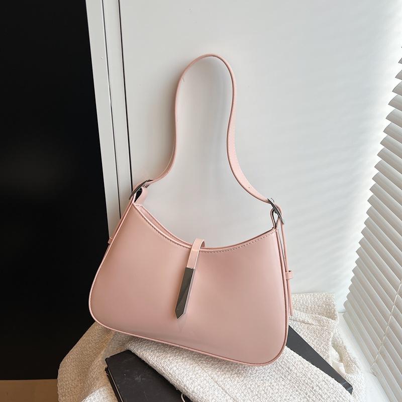 2025 Niche Design Baguette Bag Women's Hand Carry Underarm Bag Fashion Shoulder Bag Commuter Small Square Bag Handbag