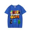 2025 New Stumble Guys Tshirt Printed Cotton Soft Breathable Skin-friendly Comfortable Colorful Summer Short Sleeve Tops Tees for Children