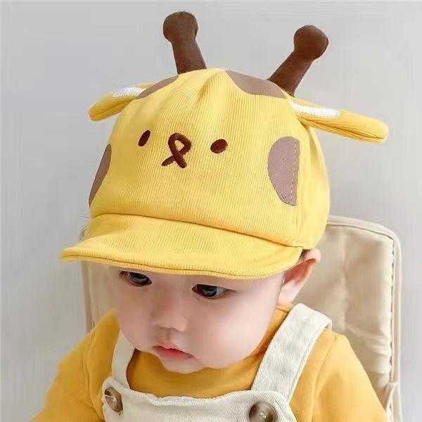 Giraf Deer Antler Baby Baseball Cap For Spring Autumn Sun Protection