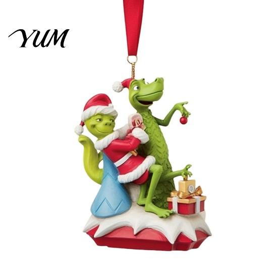 Acrylic Hanging Charms for Backpack Green Elf Christmas Ornament, Flat Tree Pendant Ornaments Car Mirror Backpack, Festive Holiday Decorations