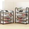 5-layer Creative Home Shoe Rack Home Dormitory Door Storage Rack Shoe Cabinet Component Removable and Easy To Assemble