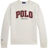 Свитшот с логотипом Polo из флиса с круглым вырезом для детей 323981623-001