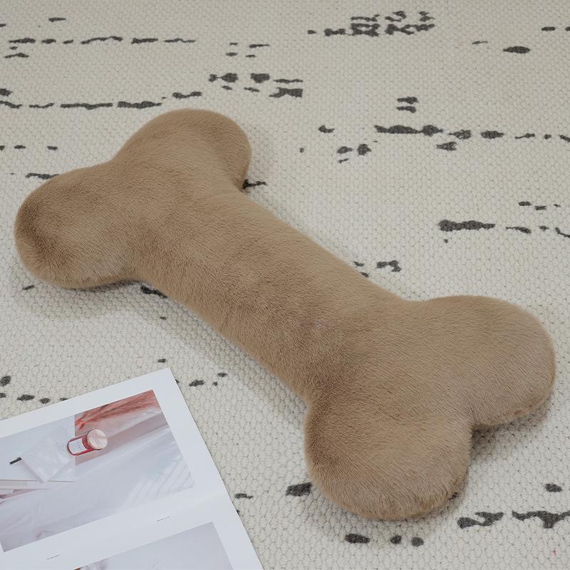 Creative Puppy Bone Pillow Plush Cat Toy Bone Doll Home Sofa Pillow Cushion Girl Ragdoll