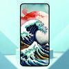 Wave off Kanagawa Phone Case For Motorola Moto G86 Power 5G Painted Back Cover For Moto G75 TPU Soft Fundas Customized Photo