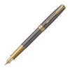 PARKER Fountain Pen Sonnet Gray GT Fine Point 18K Gold Nib Gift Box Gift Present Luxury Regular Import 2213780