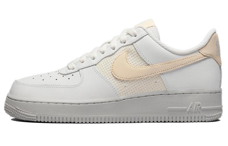 Nike Air Force 1 Low Essential Вышивка крестом Summit White Fossil Женские DJ9945-100