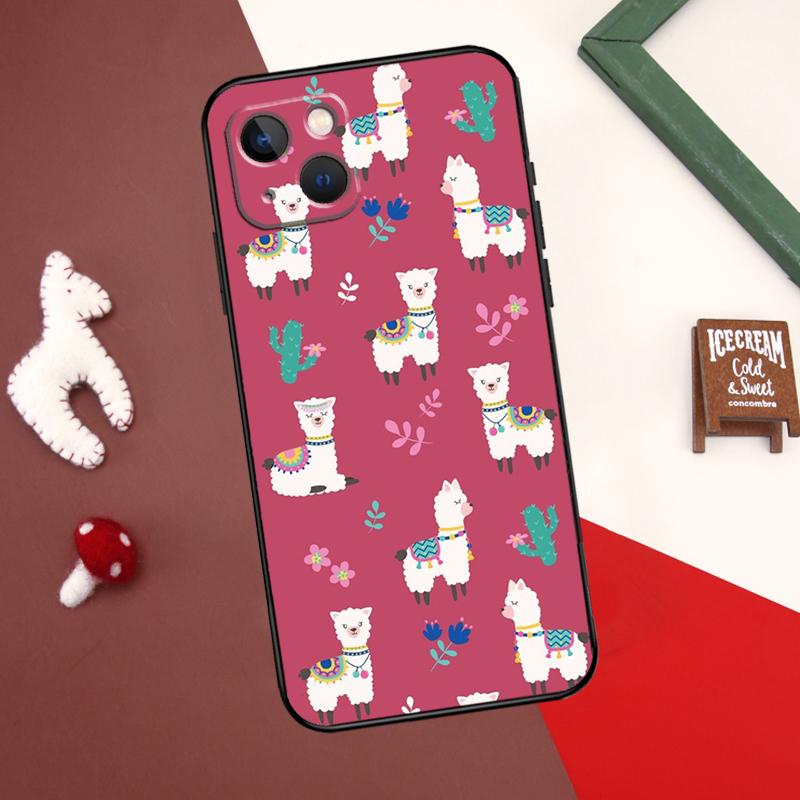 Чехол Lama Llama Alpacas для iPhone X XR XS Max 12 13 Mini 7 8 Plus SE 2020 11 12 13 14 15 Pro Max задняя крышка