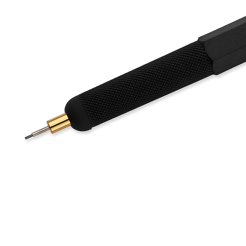 Rotring ROTRING800 Черный Механический 1904447 Импортный Карандаш, 0,5 мм, Поворотный Кнопка-Толкатель, (Подлинный продукт)