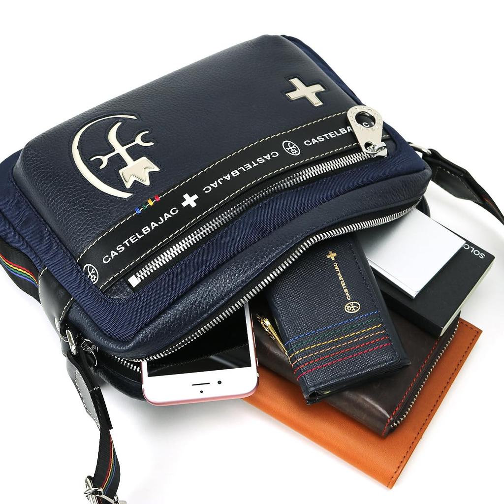 Castelbajac Connect Shoulder Bag 083112 Black