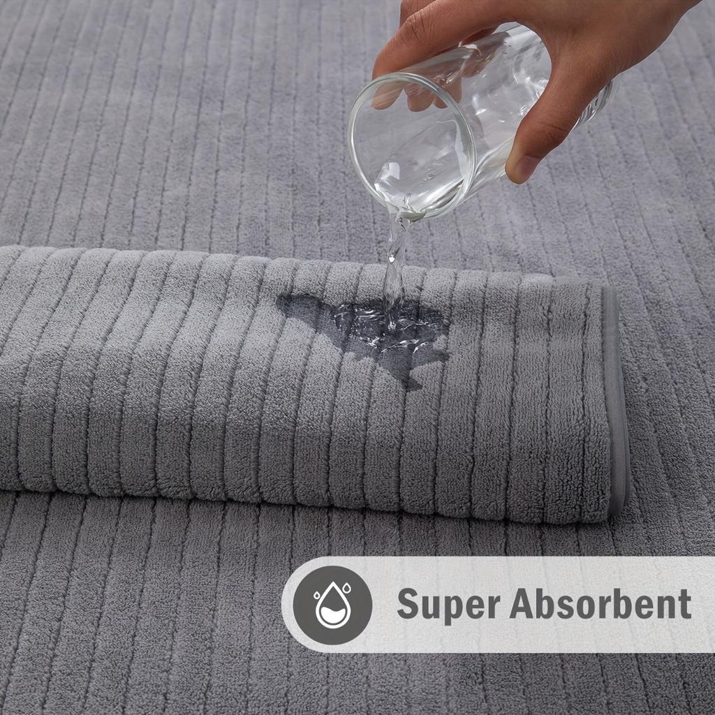 Очень большое банное полотенце, впитывающее полотенце из микрофибры XL, супермягкое банное полотенце, быстросохнущее полотенце для душа большого размера, подходит для дома и отеля