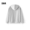 Semir Women's Soft Cotton Loose Hooded Jacket
