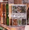 Оригинальный набор ретро-книг из состаренной бумаги: 6 винтажных декоративных основ для коллажа на тему деревьев