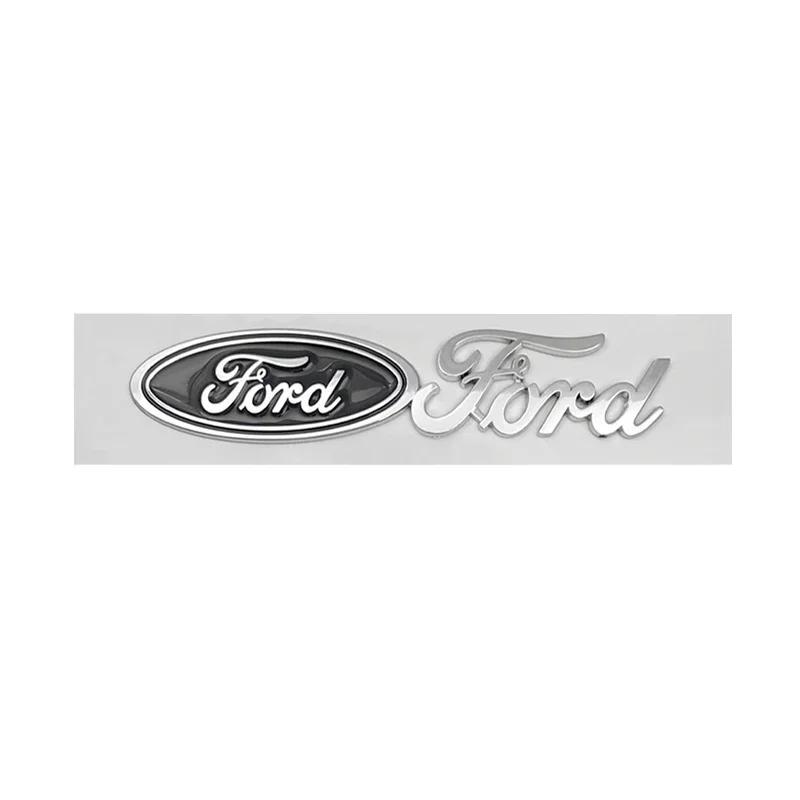 ABS Car Rear Trunk Decal Body Side Emblem Stickers for Ford Mondeo Explorer Edge Focus Fiesta Kuga Transit Ecosport Escape MK3 BR9