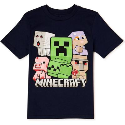 Мальчишеская футболка Minecraft Bobble Mobbin