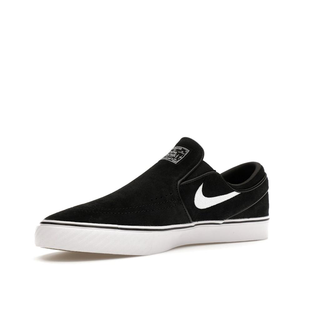 Nike Zoom Stefan Janoski+ Slip SB Black White Men Sneakers FN5893-001