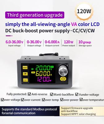SK60 SK120 DC Buck Boost Converter CNC Регулируемый лабораторный источник питания Постоянное напряжение Ток Солнечный зарядный модуль