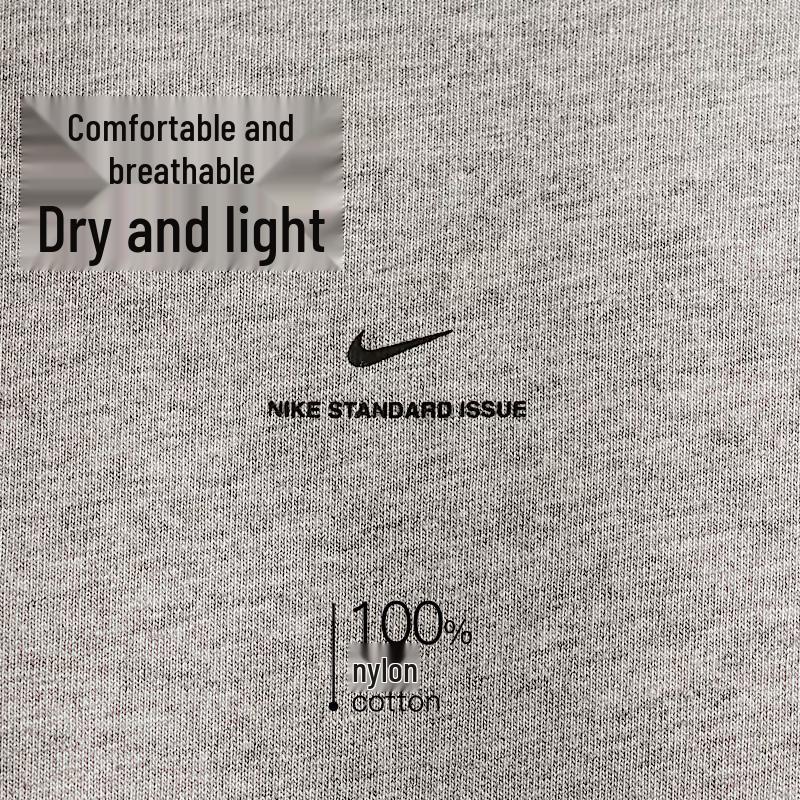Nike Мужская белая спортивная футболка с коротким рукавом