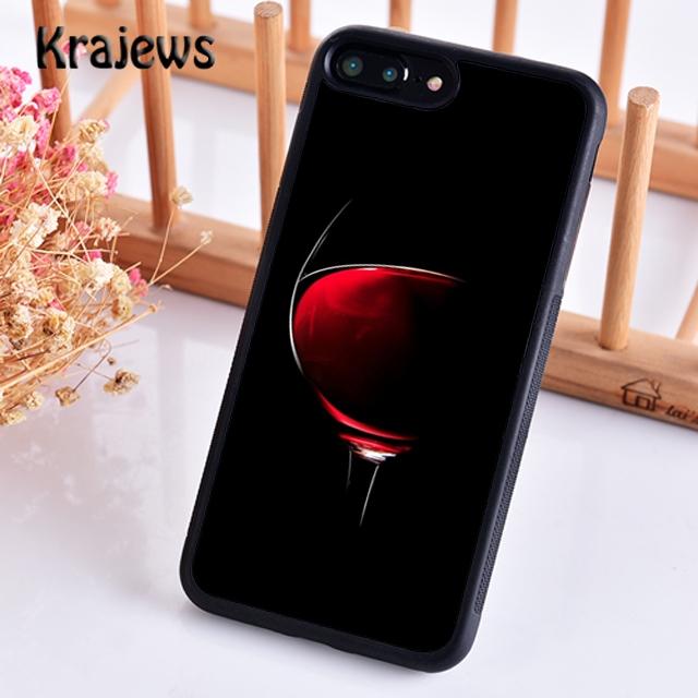 Чехол для телефона Красный бокал для вина Для iPhone 17 Air 16 15 14 plus 11 12 13 pro max coque Оболочка Fundas