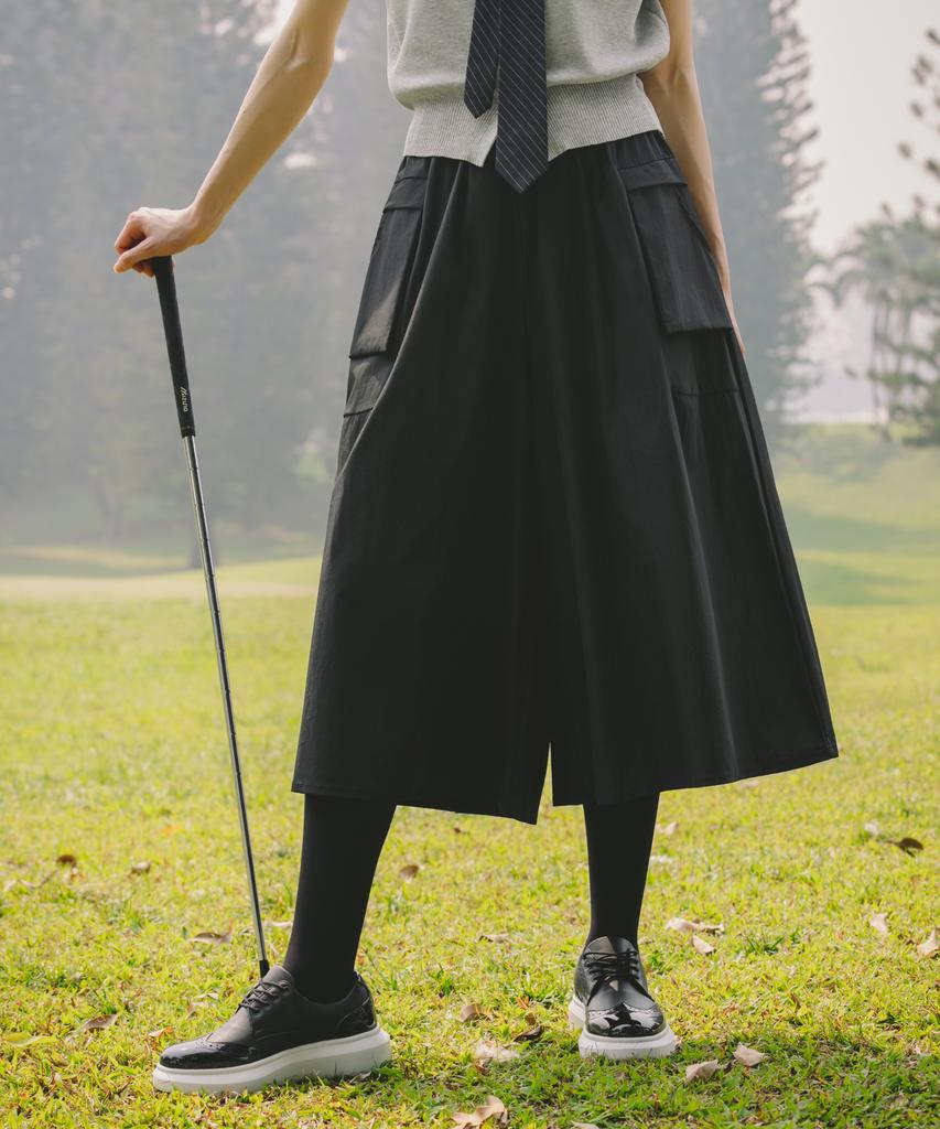 OBER GOLF Light Wide Cool Pants (Black)
