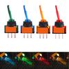 4 Pcs 12V 20A LED OnOff 3 Pin SPST Toggle Rocker Switch For Car Auto Truck Boat