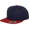 Flexfit Classic 2-Tone Snapback Cap - Navy / Rouge