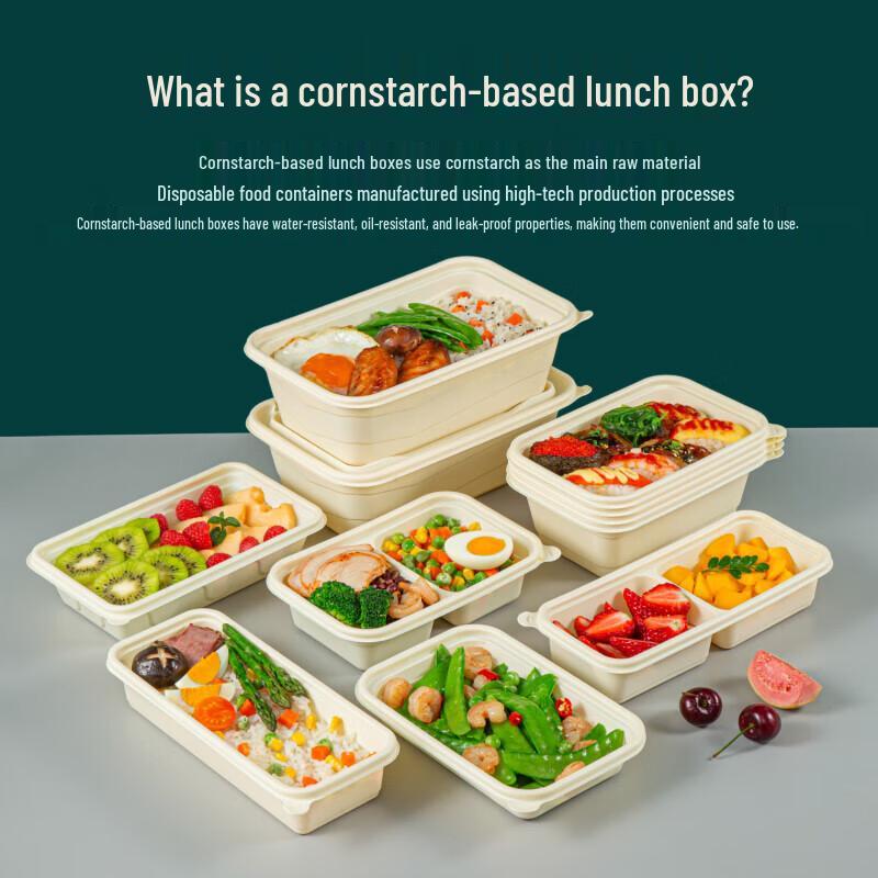 Eco-Friendly Corn Starch Disposable Food Container