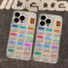 2026 черный календарь с буквами для iPhone17promax космический чехол для телефона Apple 16 прозрачный 15/14 мелкое отверстие