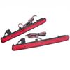 Red LED Bumper Reflector Lights For 09-14 Acura TSX (For Euro Accord) Function As Tail,Brake & Rear Fog Lamps Turn Lights