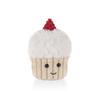 Apricot Lamb Cupcake Plush Toy for Kids, Soft and Cute Fluffy Cupcake for Girls and Boys, 12cm