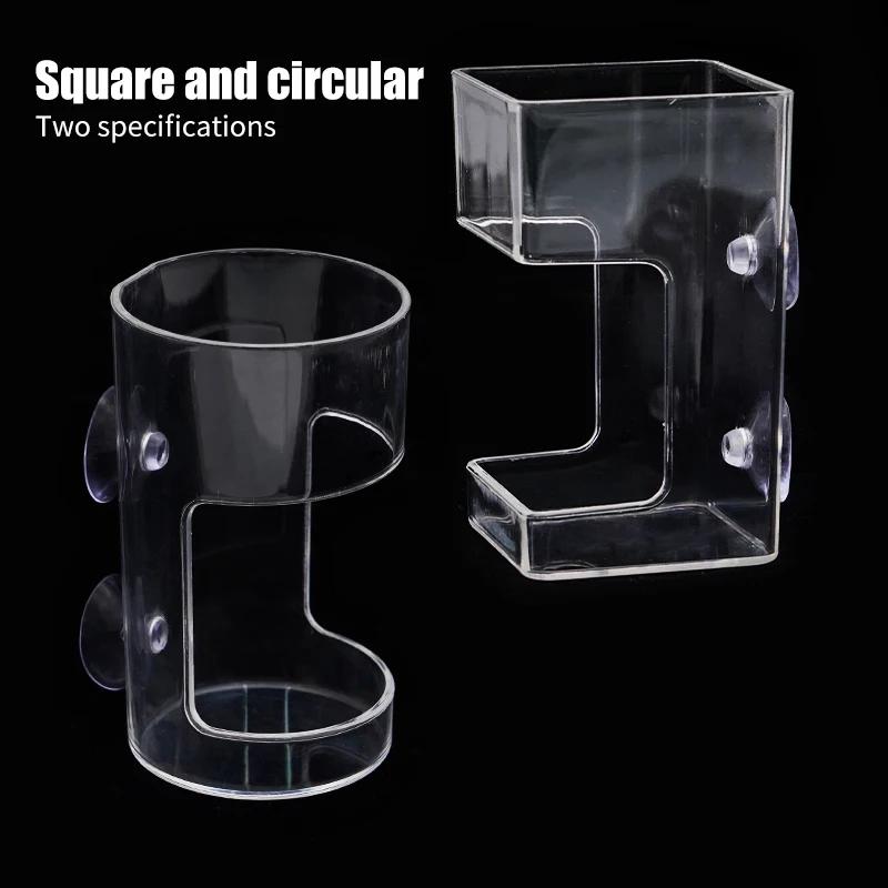 Pet Supplies Fish tank Feeder with Suction Cups Clear Floating Turtle & Fish Shrimp Dish Tray Feeder koi carp Fish Float Feeder