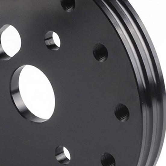 Steering Wheel Bolt Adapter, 6 Hole to 3 Hole Aluminum Hub Spacer, 0.5" 1" Thickness for Racing Car Steering Column