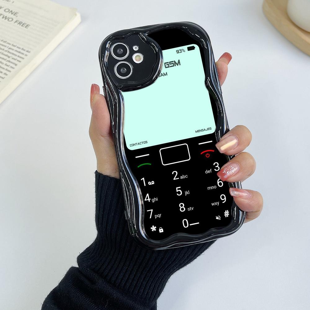 Ae95 Ретро дизайн телефона Художественные защитные чехлы для телефонов для Samsung S23 S24 Ultra A55 A14 A25 A13 Infinix Hot 40 Pro Tecno Spark 20C Wave Задняя крышка из ТПУ