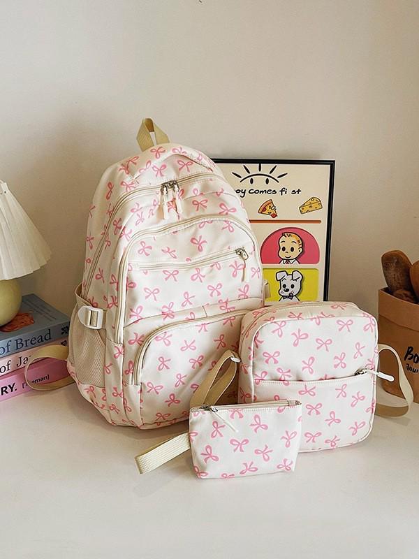 Модный женский набор из трех предметов: рюкзак: Вместительная, модная сумка для колледжа и путешествий