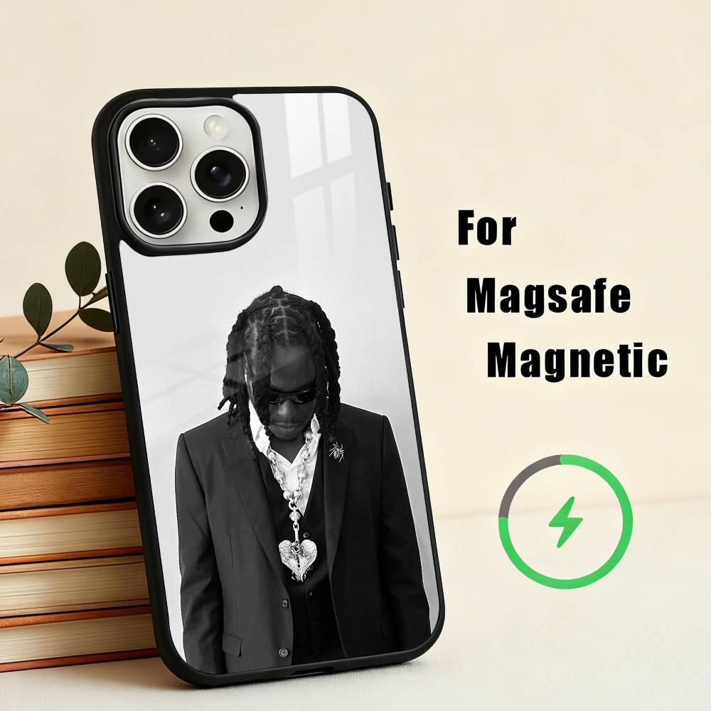 D-Don T-Toliver-R Рэпер Певец Чехол для iPhone17,16,15,14,13,12,11 Plus,Pro Max Магнитный Для Magsafe Беспроводной Зарядки