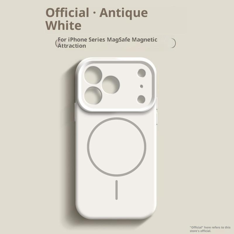 Для Magsafe Магнитный Чехол для Телефона Для iPhone 17 16 15 14 13 Pro Max 17Pro 16Pro Air Жидкий Силикон Беспроводная Зарядка Чехол