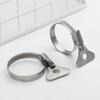 1Pc Stainless Steel Hose ClampsHandle Hose Clamp Circular Air Water Pipe Fuel Hose Clips of Water Pipe Fasteners T Bolt Clamps