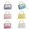 Mini Bow Crossbody Bag Korean Style Children Coin Purse Simple Pearl Handbag  Kids