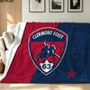 Clermont Foot Print Flannel Blanket High Quality Warm Comfortable Cover for All Seasons Perfect for Gifts Home Decor