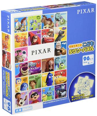 Tenyo Пазл Персонажи Disney Pixar Счастливый 96 деталей Антибактериальная чистка и Сервисная карта Для детей от 5 лет (Теньо) [Сделано в Японии] Детские'
