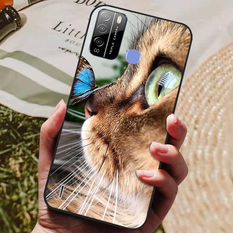 Для Itel Vision 1 Pro Чехол Мягкий Силикон Funda ТПУ Задняя Крышка для Itel Vision 1 Plus Чехлы для Телефона бампер Vision1 P36 Play Coque