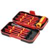 13pcs Insulated Screwdriver Set Precision Screwdriver Magnetic Slotted Phillips Pozidriv Torx Bits For Electrician Hand Tool