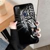 For TCL 20Y 20E Case Black Silicone Bumper Wolf Lions Soft TPU Covers for TCL 20E 6125F Funda Coque TCL20Y 20 Y 6156D Shells