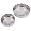 Round Kitchen Mesh Flour Sifter Stainless Steel Strainer Sifters Durable Sugar Filter Mesh