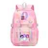 Anime Cartoon Letter Print Pink Backpack Leisure Periphery Large Capacity Backpack Student Bag