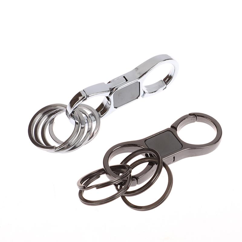 Брелоки для ключей для мужчин - Брелок для ключей с быстросъемным пружинным зажимом и кольцами, крутой, сверхпрочный, органайзер для ключей