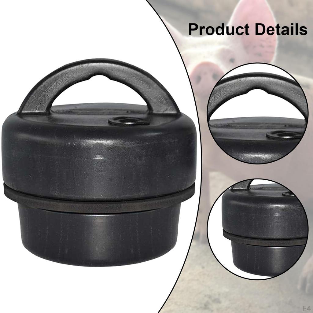 Сливной клапан для утечки навоза на свиноферме с многоразовой заглушкой для наружного использования