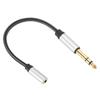 6.5 Male to 3.5 Female Spring o Cable Алюминиевый сплав AUX3.5mm Наушники Удлинитель 3.5
