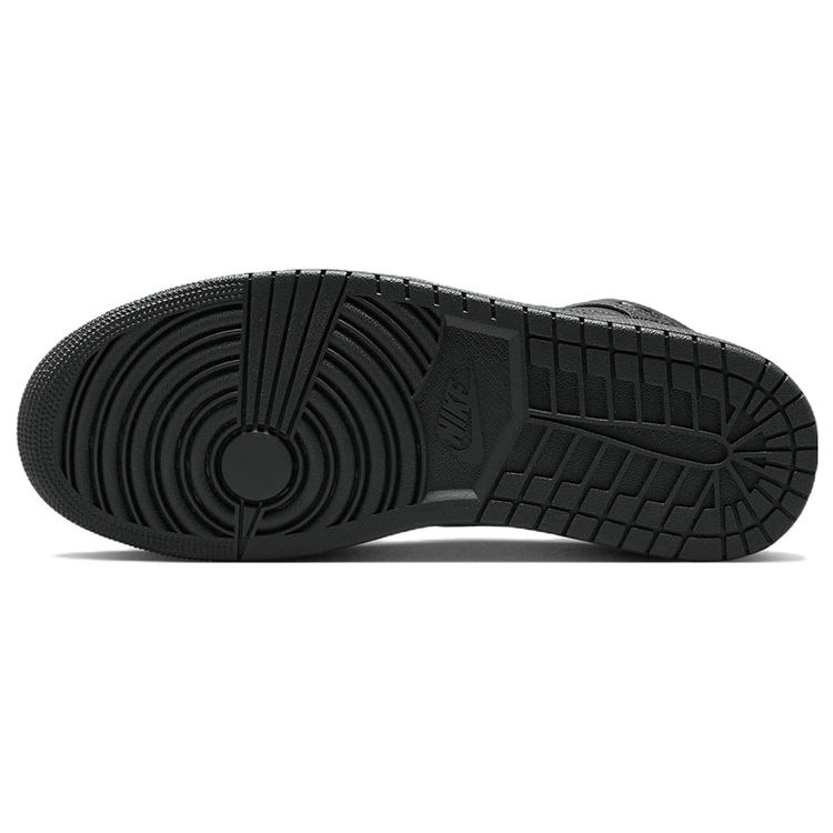 Мужские кроссовки Air Jordan 1 Mid Triple Black 2022 554724-093
