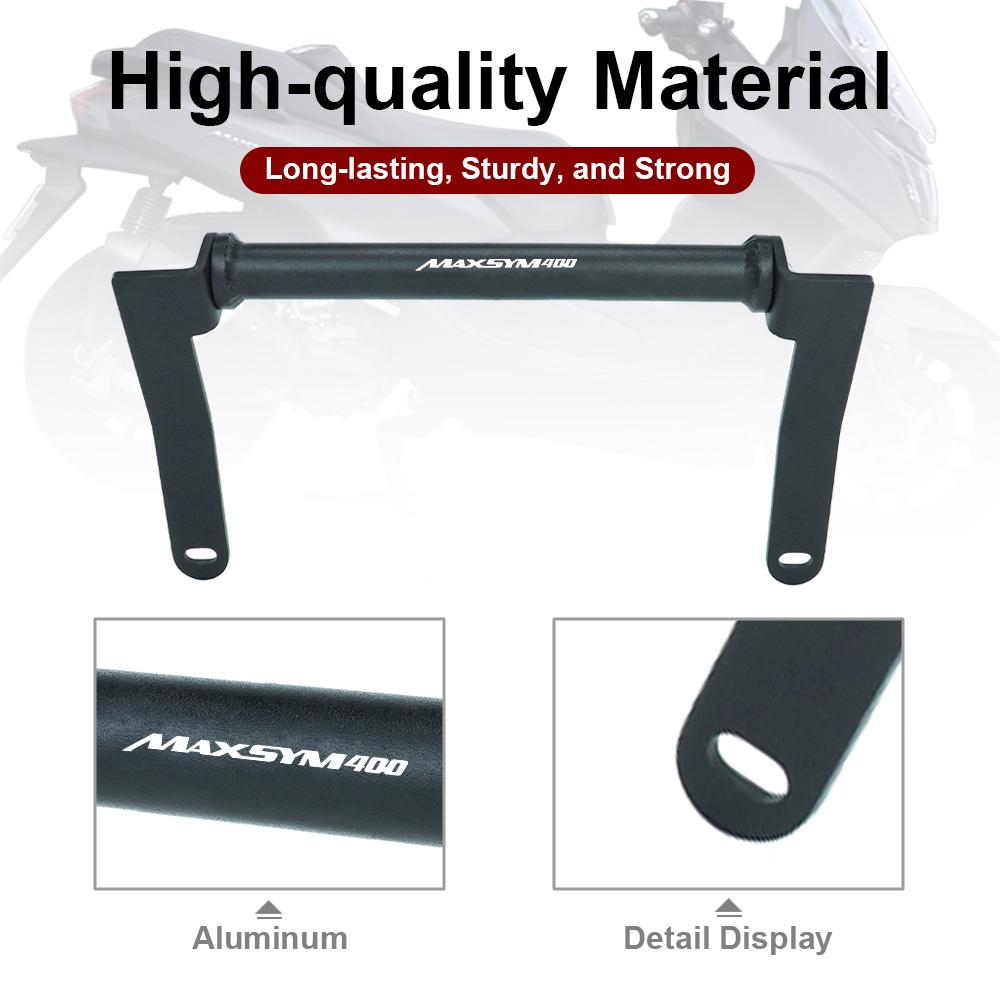 Motorcycle GPS Navigation Plate Bracket For SYM Maxsym 400 MAXSYM400 2021 2022 2023 Aluminum Phone Stand Holder Support Mount